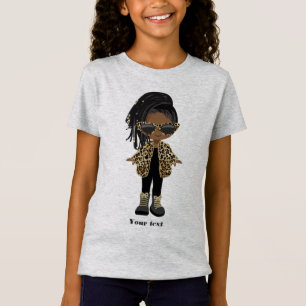 アフリカ系アメリカ人の少女 Tシャツ