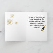 アフリカ系アメリカ人の年末年始ホリデーカード シーズンカード (内部)