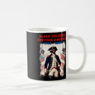 アフリカ系アメリカ人の愛国者革命戦争の兵士 コーヒーマグカップ
