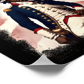 アフリカ系アメリカ人の愛国者革命戦争の兵士 ポスター (角)