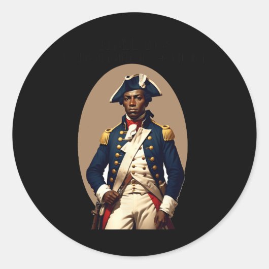 アフリカ系アメリカ人の愛国者革命戦争の兵士 ラウンドシール (正面)