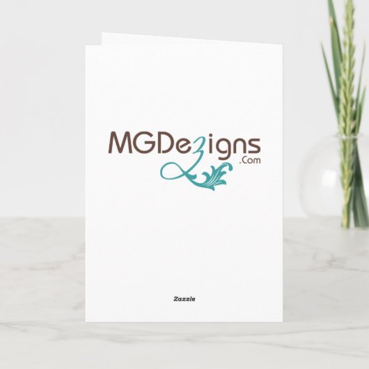 アフリカ系アメリカ人の新生児イラストレーション カード (裏面)