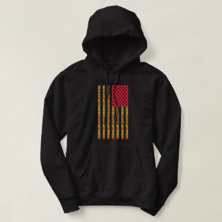 アフリカ系アメリカ人の旗Tシャツ パーカ