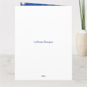 アフリカ系アメリカ人の星空の父の日 カード (裏面)