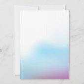 アフリカ系アメリカ人の歌手のホリデー 招待状 (裏面)