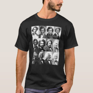 アフリカ系アメリカ人の歴史フレデリック・ダグラス・ブラック Tシャツ