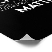 アフリカ系アメリカ人の歴史月間に黒人セラピストの問題 ポスター (角)