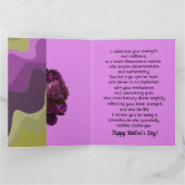 アフリカ系アメリカ人の母の日を母に変える カード (内部)