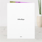 アフリカ系アメリカ人の母の日を母に変える カード (裏面)