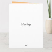 アフリカ系アメリカ人の母の日ダンサー カード (裏面)