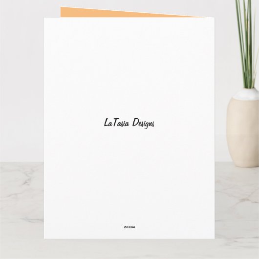 アフリカ系アメリカ人の母の日ダンサー カード (裏面)