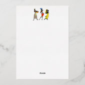 アフリカ系アメリカ人の母の日 箔シーズンカード (裏面)