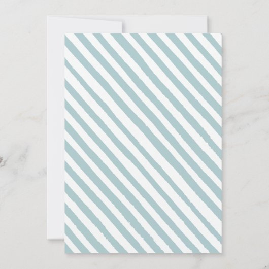 アフリカ系アメリカ人の熱気球の赤ちゃんシャワーInvi 招待状 (裏面)