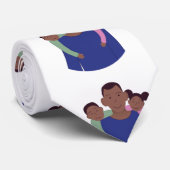 アフリカ系アメリカ人の父の日のネクタイ ネクタイ (ロール)