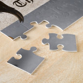 アフリカ系アメリカ人の王子と馬 ジグソーパズル (側面)