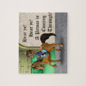 アフリカ系アメリカ人の王子と馬 ジグソーパズル (縦)