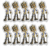 アフリカ系アメリカ人の王子 シール (正面)