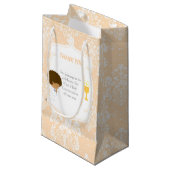 アフリカ系アメリカ人の男の子に感謝 スモールペーパーバッグ (正面アングル)