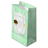 アフリカ系アメリカ人の男の子に感謝 スモールペーパーバッグ (正面アングル)