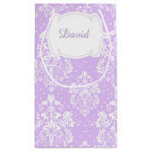 アフリカ系アメリカ人の男の子に感謝 スモールペーパーバッグ (裏面)