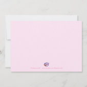 アフリカ系アメリカ人の睡眠の天使のシャワーの招待状 招待状 (裏面)