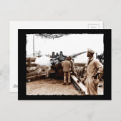アフリカ系アメリカ人の砲兵ウーマン第二次世界大戦 ポストカード (正面/裏面)