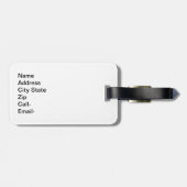 アフリカ系アメリカ人の砲兵 ラゲッジタグ (裏面横)