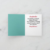 アフリカ系アメリカ人の祖母のクリスマス カード (内部)