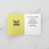 アフリカ系アメリカ人の祖父誕生日カード カード (内部)