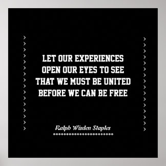 アフリカ系アメリカ人の経験 ポスター