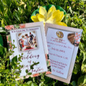 アフリカ系アメリカ人の結婚式の先祖伝統 箔招待状