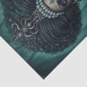 アフリカ系アメリカ人の美しいブードゥー女王 薄葉紙 (詳細)