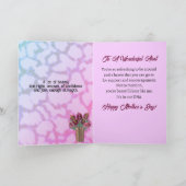 アフリカ系アメリカ人の美しい叔母の母の日のカード サンキューカード (内部)