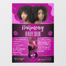 アフリカ系アメリカ人の美容院のフロントドアをカスタマイズする