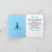 アフリカ系アメリカ人の義母ハッピーバースデー車 カード (内部)