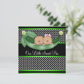 アフリカ系アメリカ人の脚類に登場する緑のエンドウ 招待状 (スタンド正面)