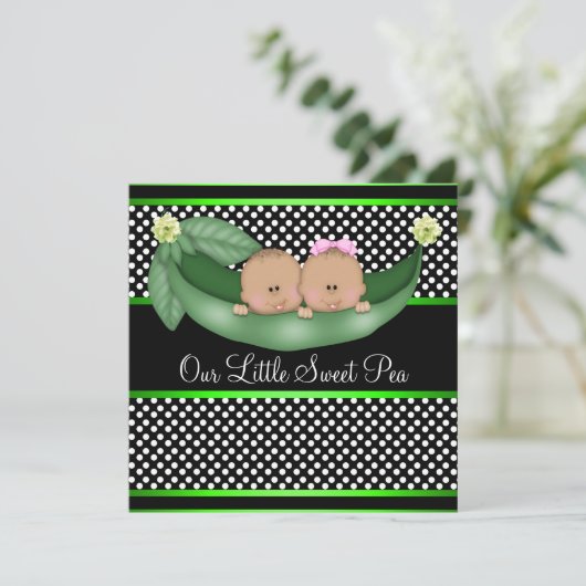 アフリカ系アメリカ人の脚類に登場する緑のエンドウ 招待状 (スタンド正面)