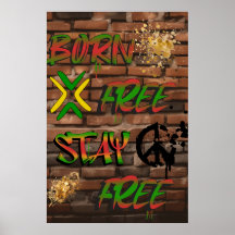 アフリカ系アメリカ人の自由・平等ポスター