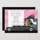 アフリカ系アメリカ人の花嫁のシャワー招待状 招待状 (正面/裏面)