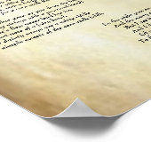 アフリカ系アメリカ人の詩とうもろこしの茎のバイオリン ポスター (角)