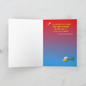 アフリカ系アメリカ人の誕生日のグリーティングカード カード (内部)