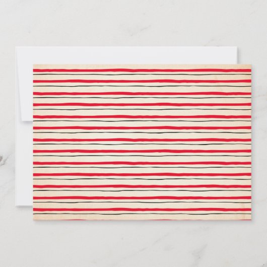 アフリカ系アメリカ人の赤ちゃんシャワーに向かう消防士 招待状 (裏面)