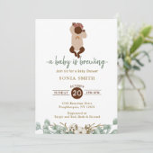 アフリカ系アメリカ人の赤ちゃんシャワー 招待状 (スタンド正面)