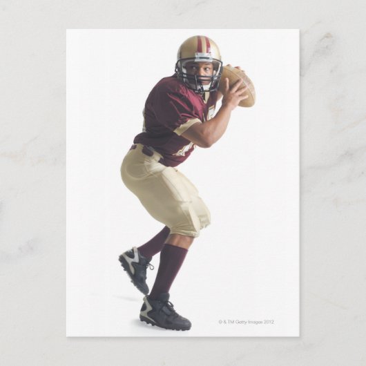 アフリカ系アメリカ人の赤と白男 ポストカード (正面)