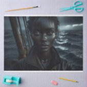 アフリカ系アメリカ人の野生の海賊 薄葉紙 (クラフト)