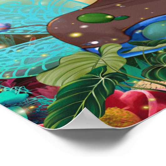 アフリカ系アメリカ人の黒い妖精の魔法の物語 ポスター (角)