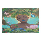 アフリカ系アメリカ人の黒い妖精の魔法の物語 枕カバー (正面右)