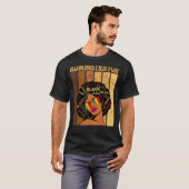 アフリカ系アメリカ人の黒人の歴史の管理者 Tシャツ (正面フル)