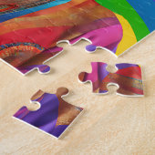 アフリカ系アメリカ人の黒人の神と共に輝く ジグソーパズル (側面)