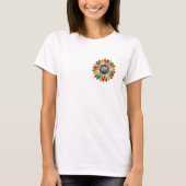 アフリカ系アメリカ人の黒人歴史十二月ひまわり Tシャツ (正面)